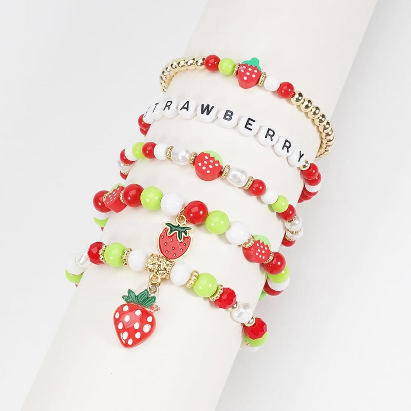 Briutn 4th of July Beaded Bracelets with American Flag Stars Charms USA Jewelry - Image 2